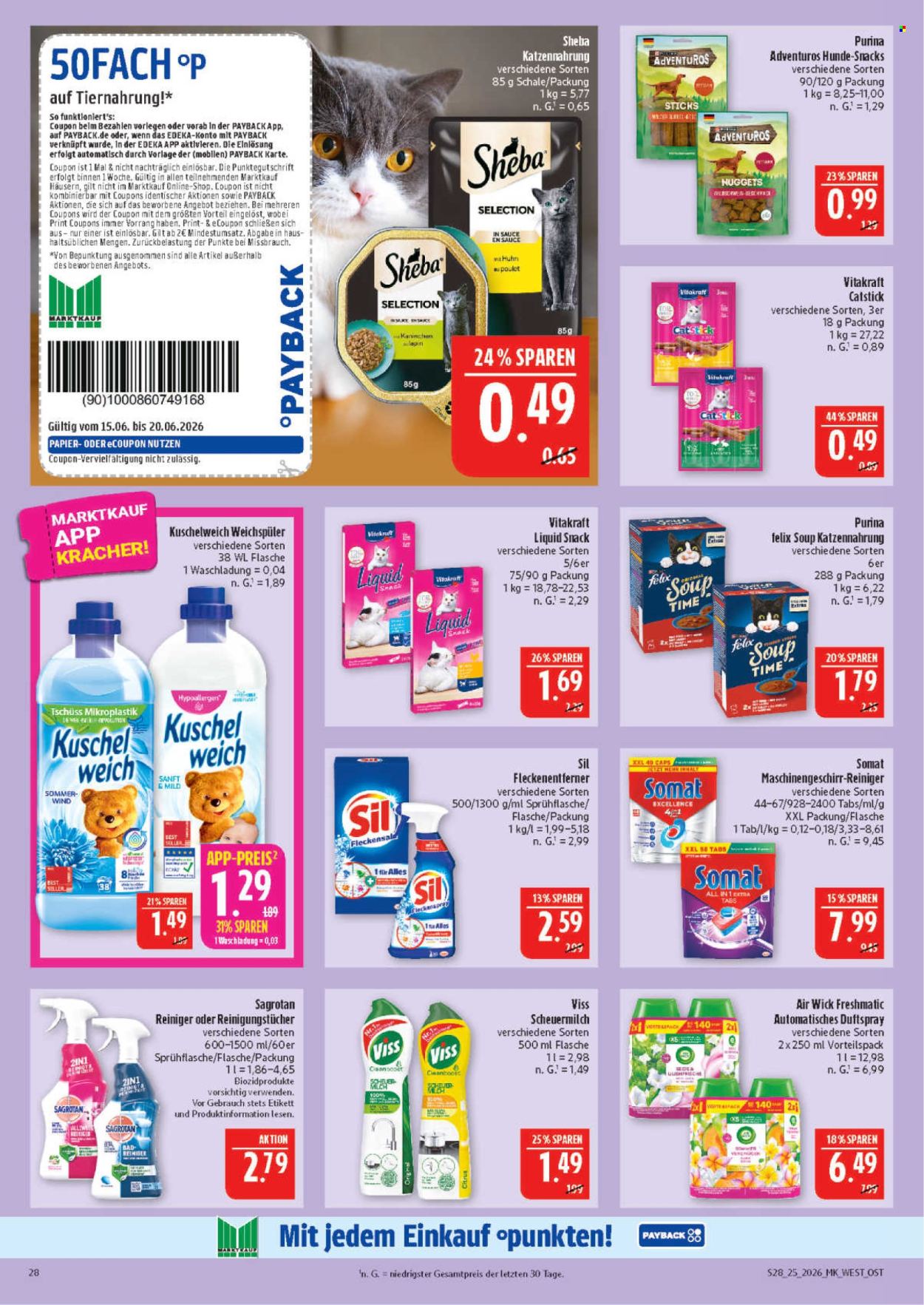 Marktkauf Prospekte  - 15.06.2026 - 20.06.2026. Seite 28
