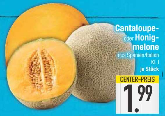 Cantaloupe oder Honigmelone