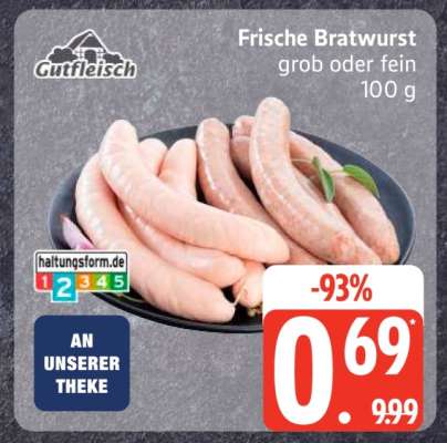 Frische Bratwurst