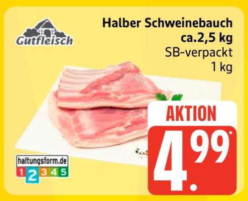 Halber Schweinebauch
