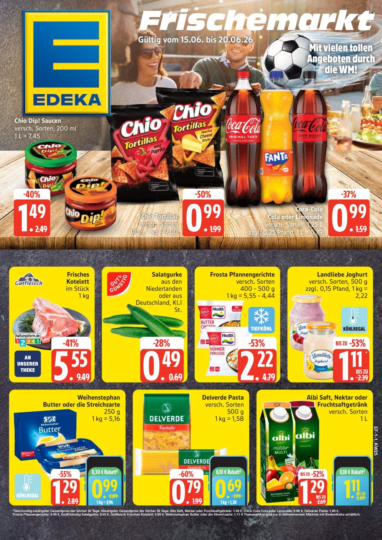 Edeka Prospekte  - 15.06.2026 - 20.06.2026. Seite 1