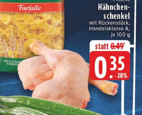 Frische Hähnchenschenkel