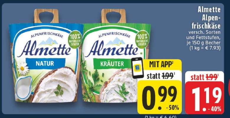 Almette Alpenfrischkäse