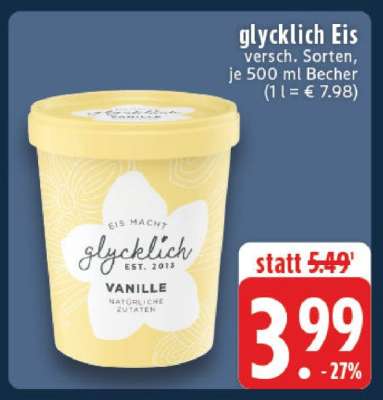 glycklich Eis