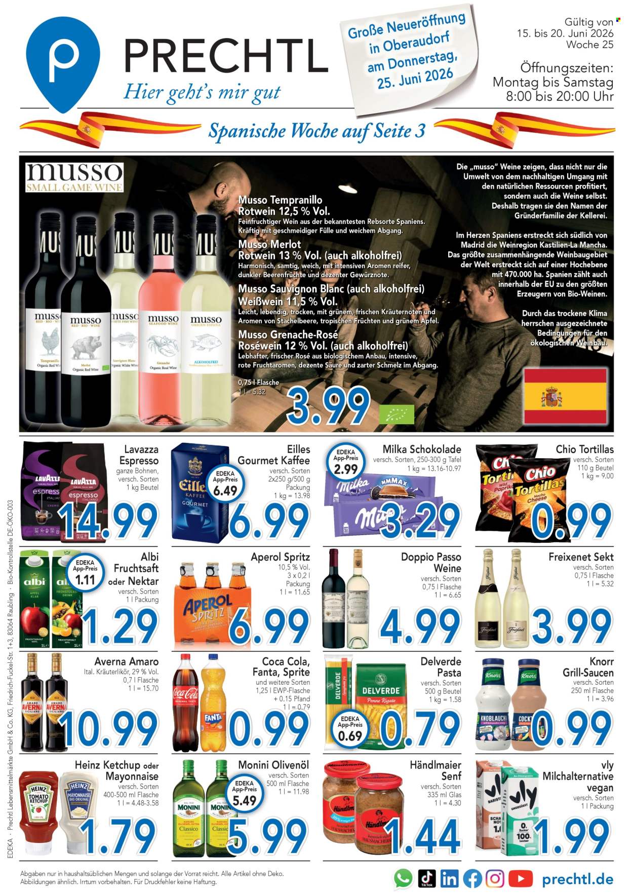 Edeka Prospekte  - 15.06.2026 - 20.06.2026. Seite 1