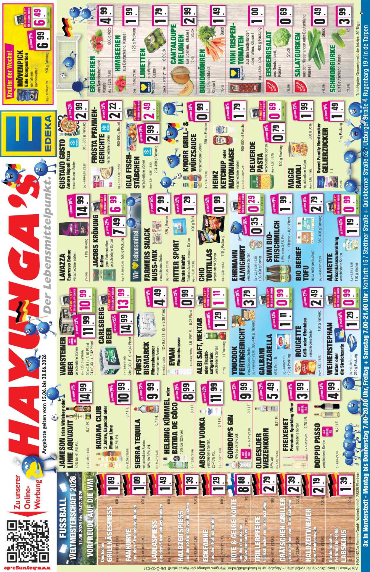 Edeka Prospekte  - 15.06.2026 - 20.06.2026. Seite 1