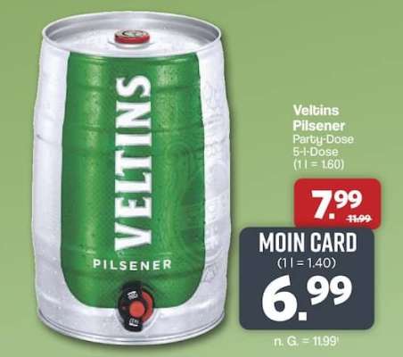 Veltins Pilsener Party-Dose 5-l-Dose