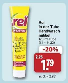 Rei In der Tube Handwaschmittel