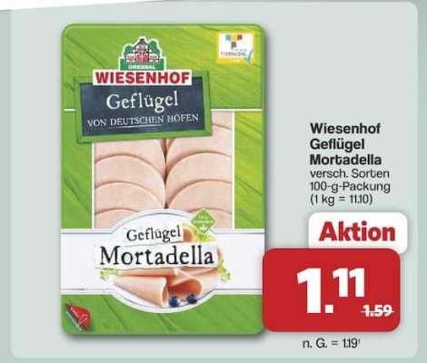 Wiesenhof Geflügel Mortadella