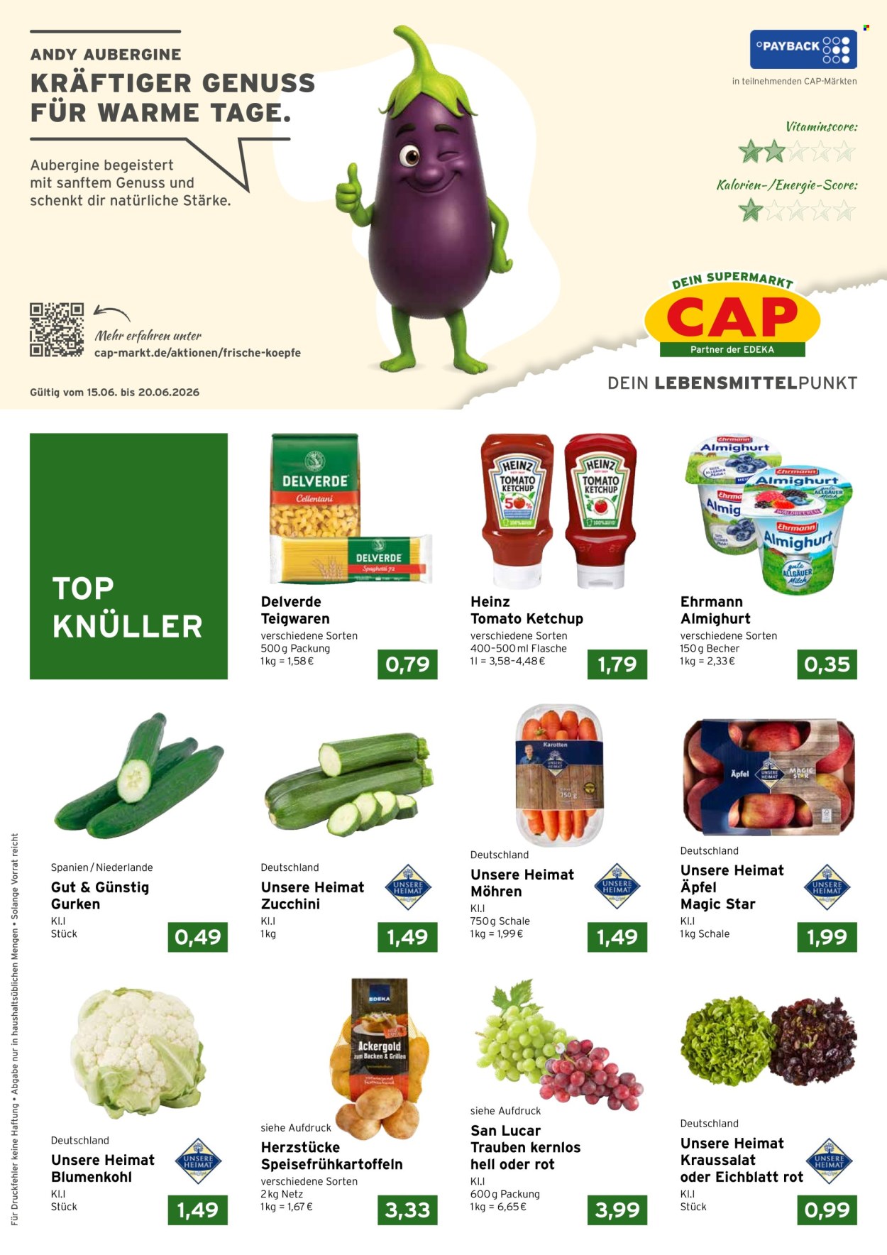 CAP-Markt Prospekte  - 15.06.2026 - 20.06.2026. Seite 1