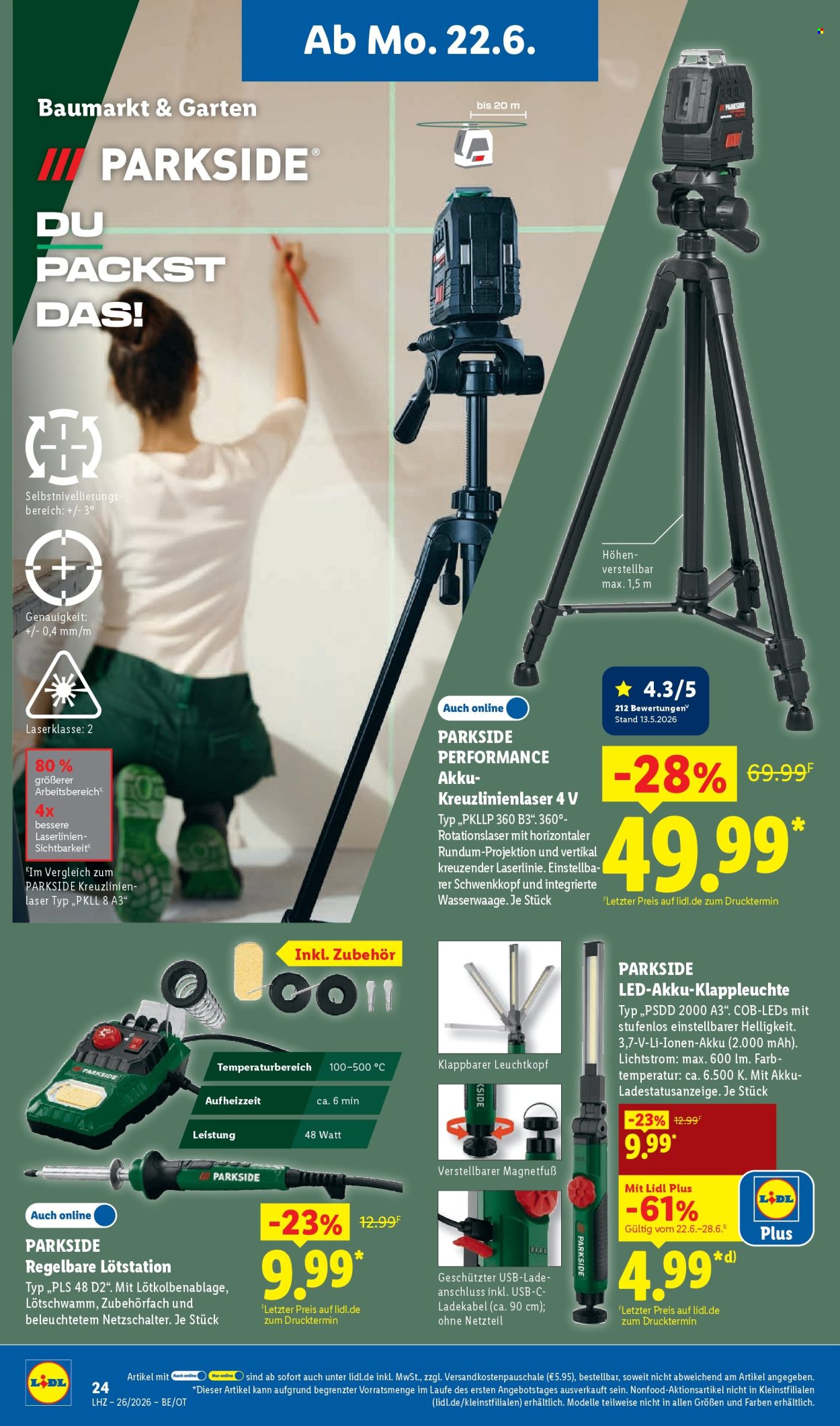 Lidl Prospekte  - 22.06.2026 - 27.06.2026. Seite 42