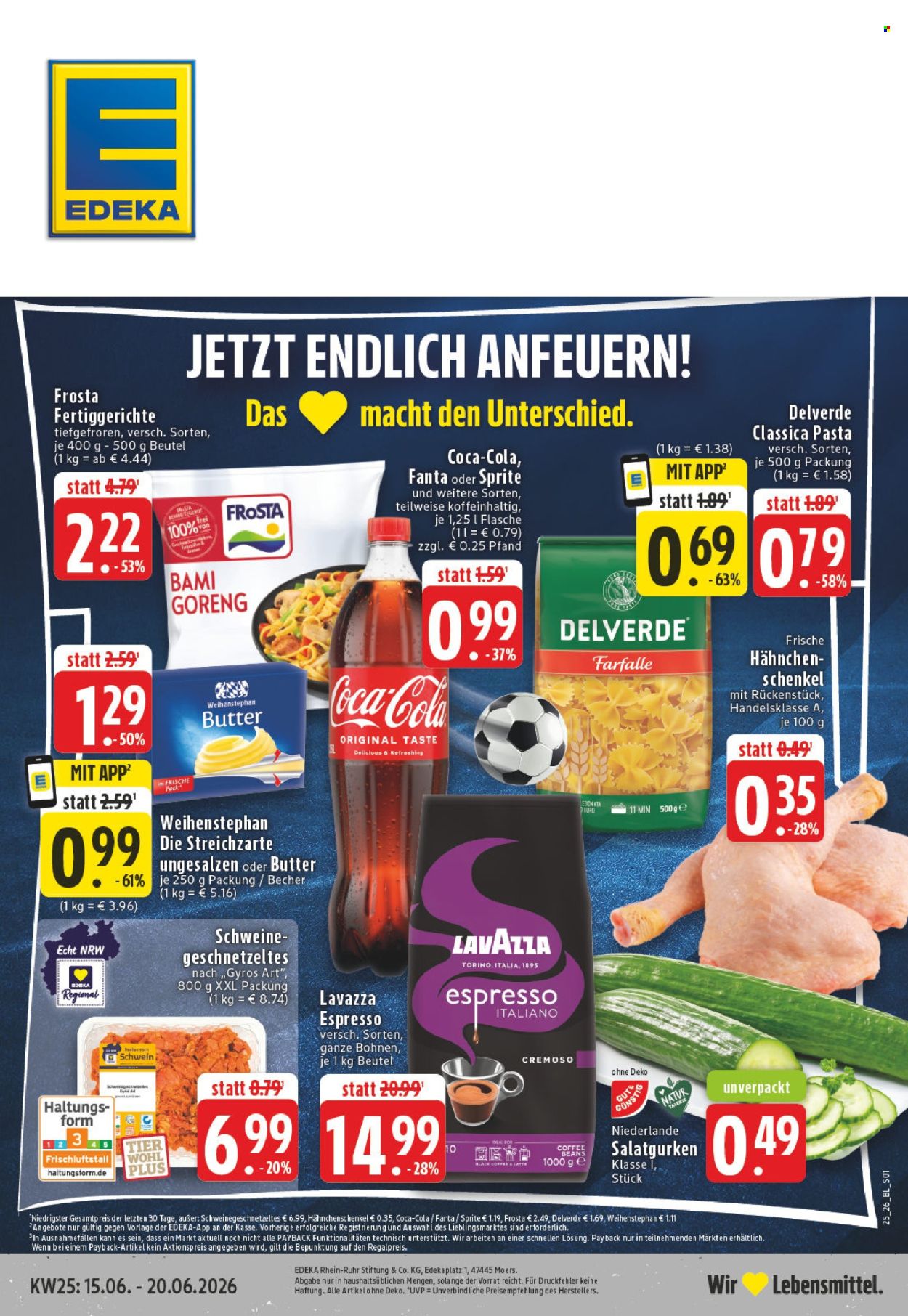 Edeka Prospekte  - 15.06.2026 - 20.06.2026. Seite 1