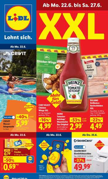 Prospekte Lidl - 22.06.2026 - 27.06.2026.