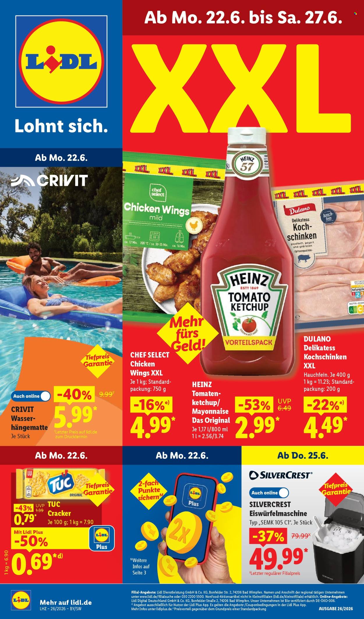 Lidl Prospekte  - 22.06.2026 - 27.06.2026. Seite 1