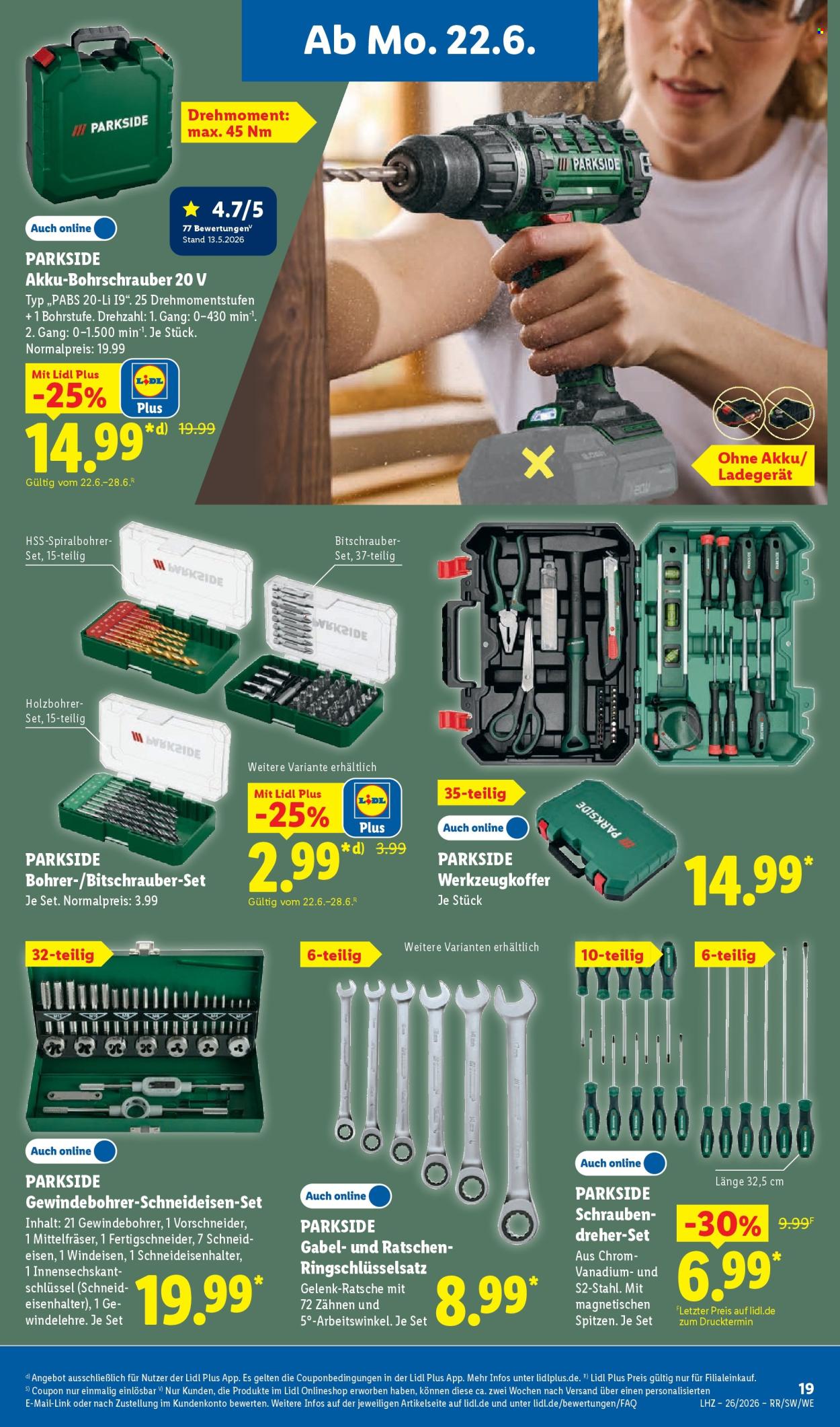 Lidl Prospekte  - 22.06.2026 - 27.06.2026. Seite 39