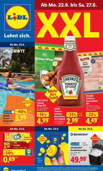 Prospekte Lidl - 22.06.2026 - 27.06.2026.
