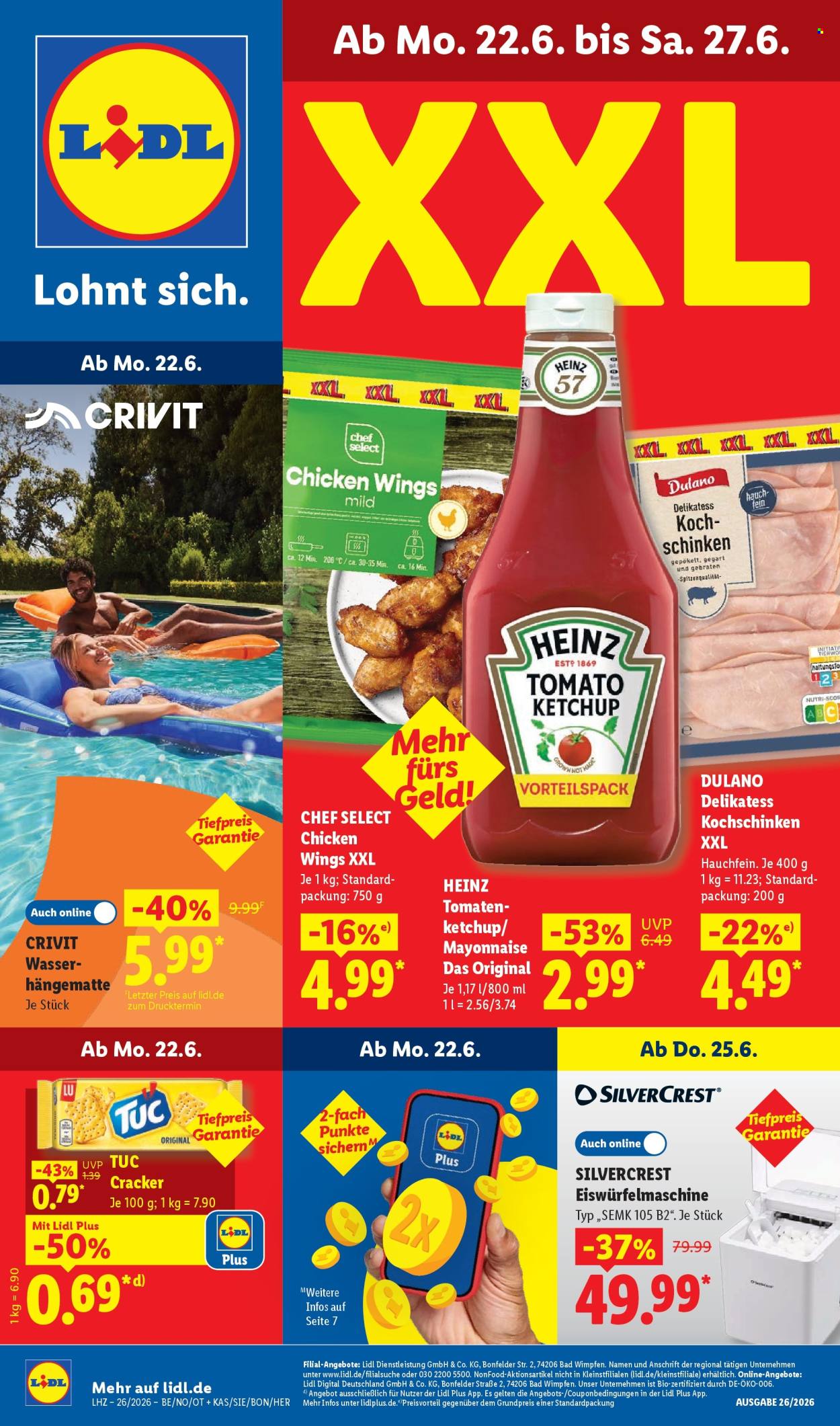Lidl Prospekte  - 22.06.2026 - 27.06.2026. Seite 1