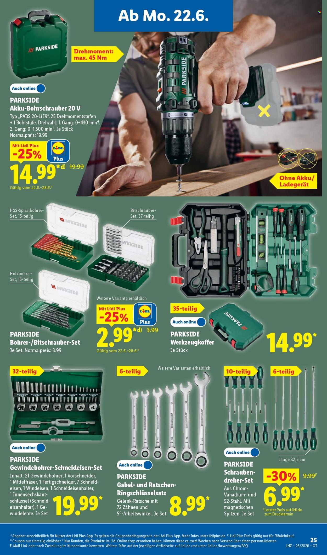 Lidl Prospekte  - 22.06.2026 - 27.06.2026. Seite 43