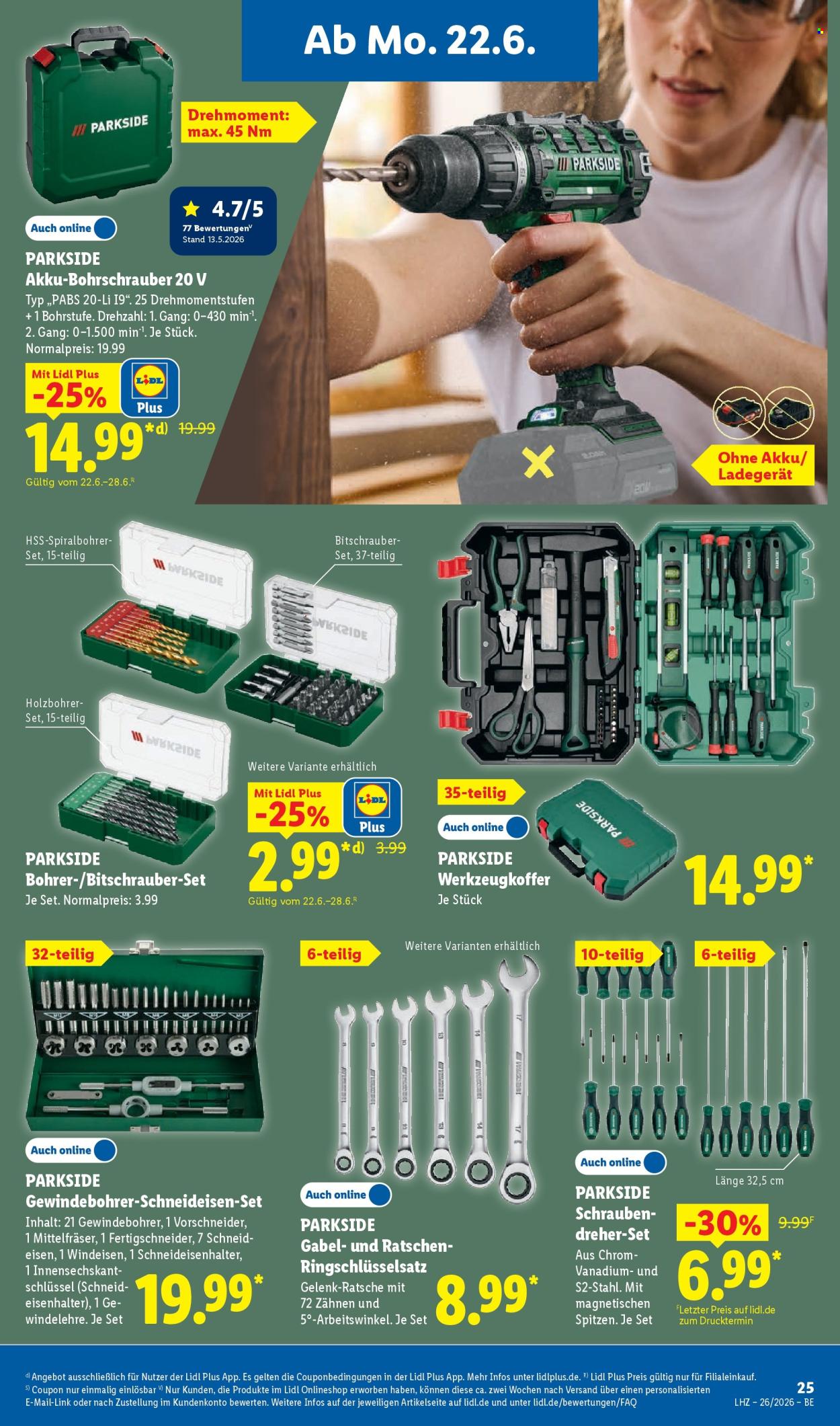 Lidl Prospekte  - 22.06.2026 - 27.06.2026. Seite 43