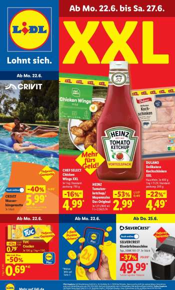 Prospekte Lidl - 22.06.2026 - 27.06.2026.