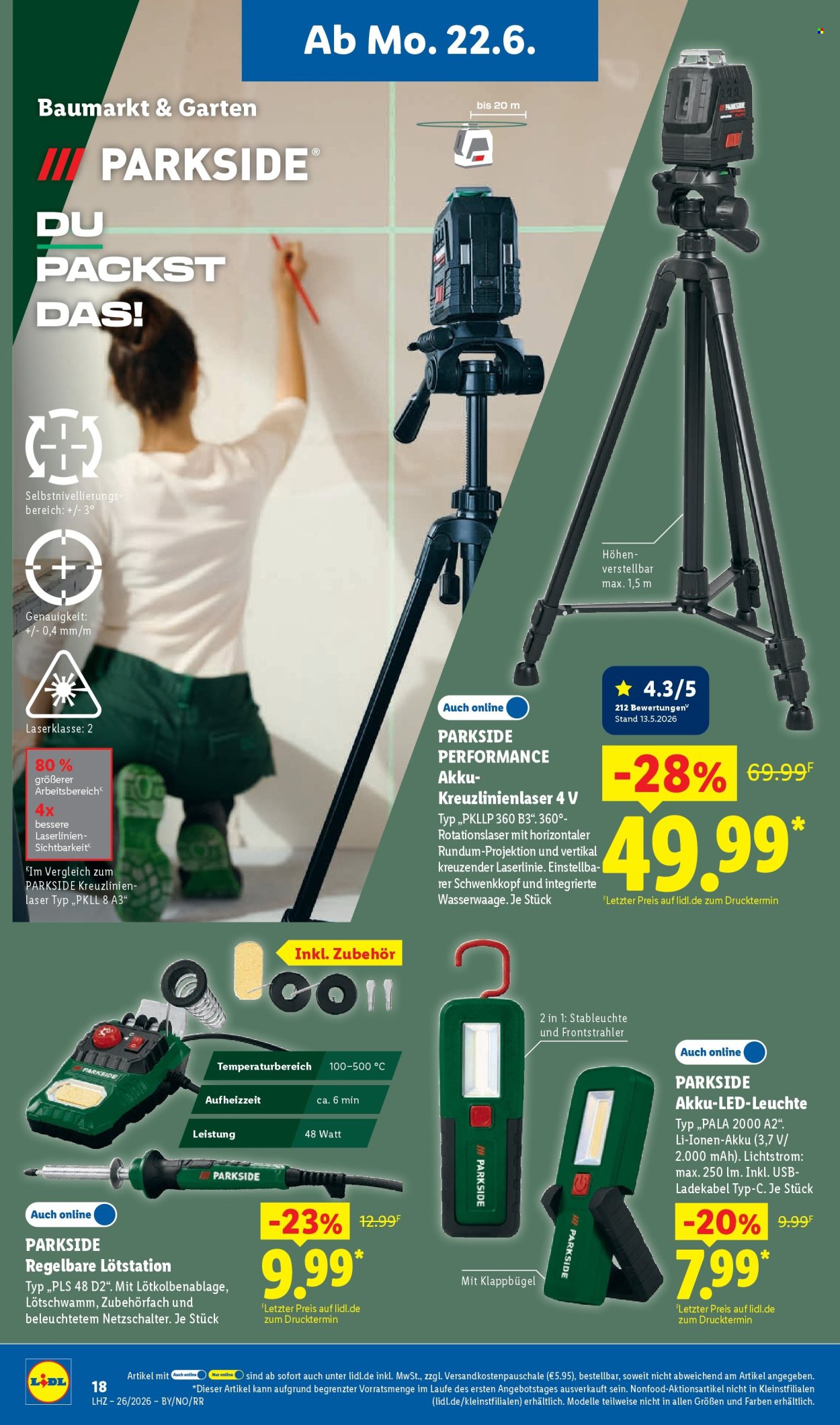 Lidl Prospekte  - 22.06.2026 - 27.06.2026. Seite 38