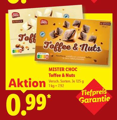 Mister Choc Toffee & Nuts