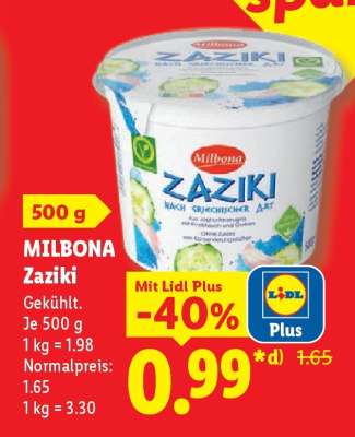 Milbona Zaziki