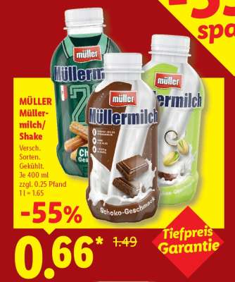 Müller Müllermilch/Shake