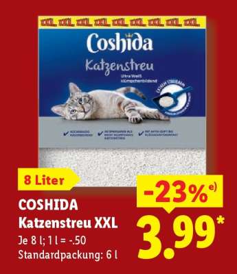 Coshida Katzenstreu XXL