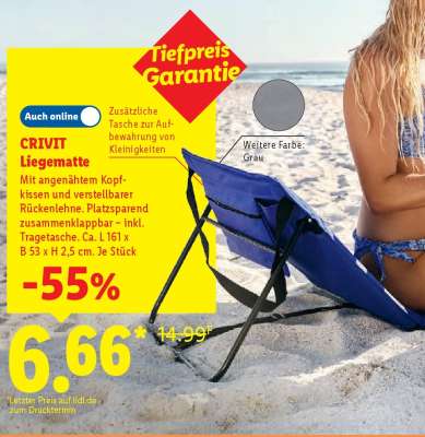 CRIVIT Liegematte