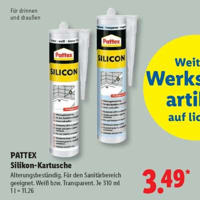 PATTEX Silikon-Kartusche