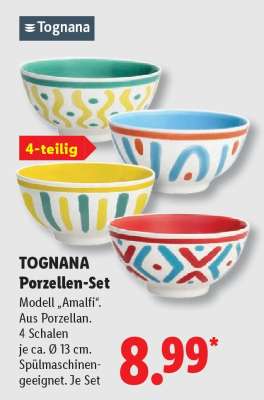 TOGNANA Porzellen-Set