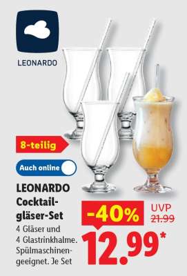LEONARDO Cocktailgläser-Set