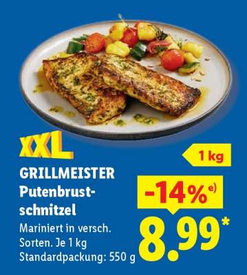 Grillmeister Putenbrustschnitzel