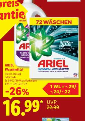 Ariel Waschmittel*