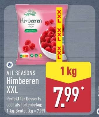 ALL SEASONS Himbeeren XXL