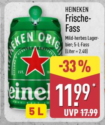 HEINEKEN Frische-Fass