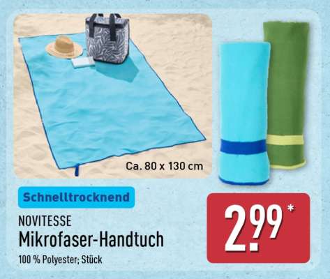NOVITESSE Mikrofaser-Handtuch