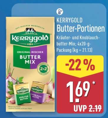 KERRYGOLD Butter-Portionen