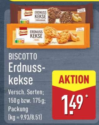 BISCOTTO Erdnusskekse