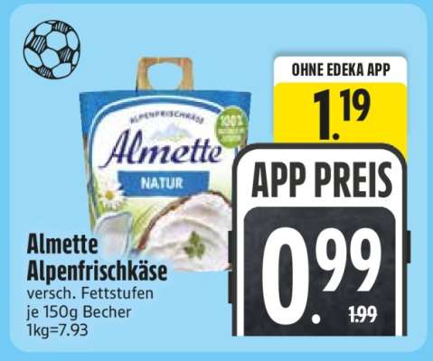 Almette Alpenfrischkäse