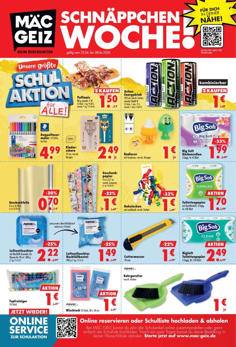 Prospekte Mäc-Geiz - 22.06.2026 - 28.06.2026.