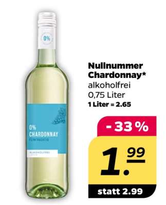 Nullnummer Chardonnay*