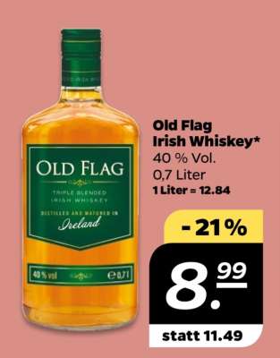 Old Flag Irish Whiskey