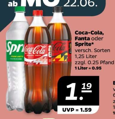 Coca-Cola, Fanta oder Sprite