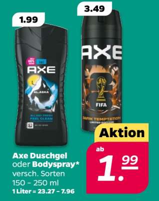 Axe Duschgel oder Bodyspray