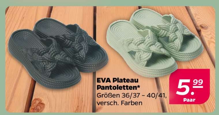 EVA Plateau Pantoletten