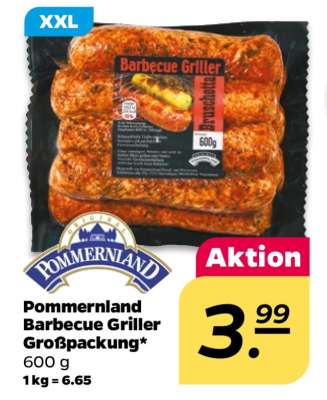 Pommernland Barbecue Griller Großpackung