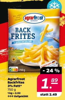 Agrarfrost Backfrites