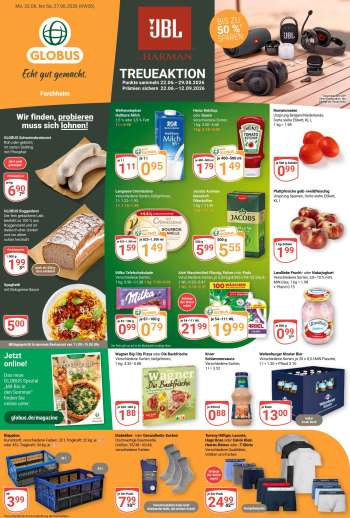 Prospekte Globus - 22.06.2026 - 27.06.2026.
